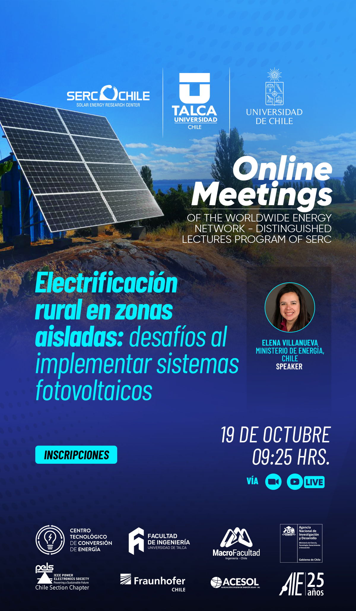 Session 10 – Online Meetings of the Worldwide Energy NEtwoRk – Distinguished Lectures Program of SERC
