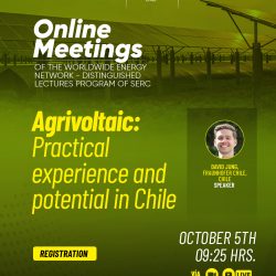 Sesión 09 – Online Meetings of the Worldwide Energy NEtwoRk – Distinguished Lectures Program of SERC