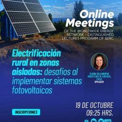 Sesión 10 – Online Meetings of the Worldwide Energy NEtwoRk – Distinguished Lectures Program of SERC