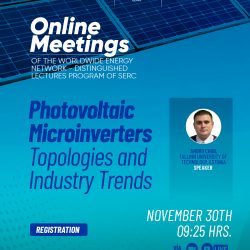 Session 13 – Online Meetings of the Worldwide Energy Network – Distinguished Lectures Program of SERC